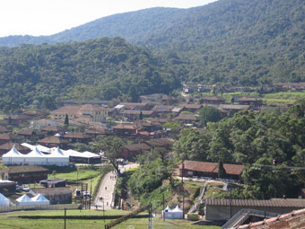 Parte baixa da cidade de Paranapiacaba
