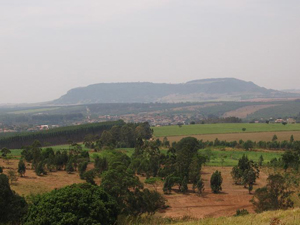 Vista da cidade próximo ao morro do Cuscuzeiro