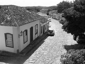 Foto em preto e branco - Tiradentes - MG