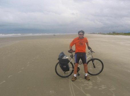 De bike na Ilha Comprida